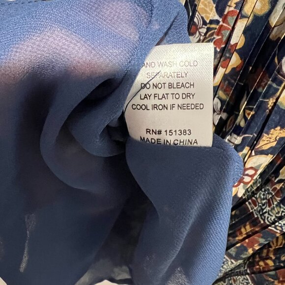 Current Air Floral Border Print Mini Dress NWT Size Small - Picture 15 of 16